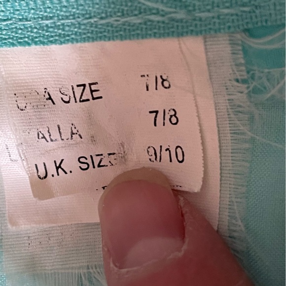 Mori Lee Designer  Women's Strapless Embellished Formal Dress Sea Green Size 7/8 - Picture 15 of 16